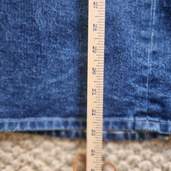 St. John's Bay Size 14 100% Cotton Denim Pencil Maxi Skirt - Picture 4 of 9